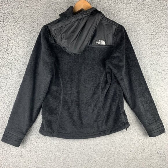 The North Face Women's Jacket Black Fleece Pullover Full Zip Up Pockets Size S - Picture 4 of 16
